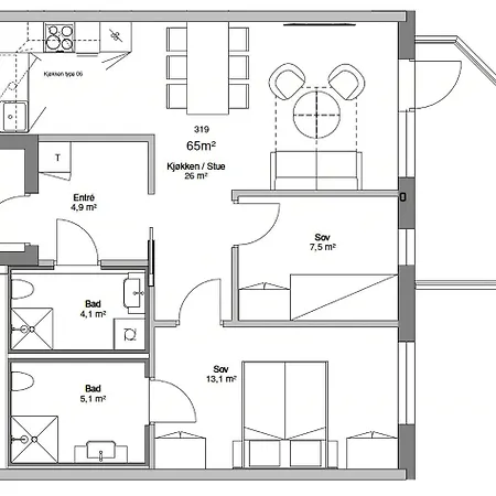 Modern Flat In Alpine * Trysil